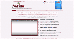 Desktop Screenshot of leadkingsoftware.com